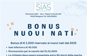 BONUS NUOVI NATI